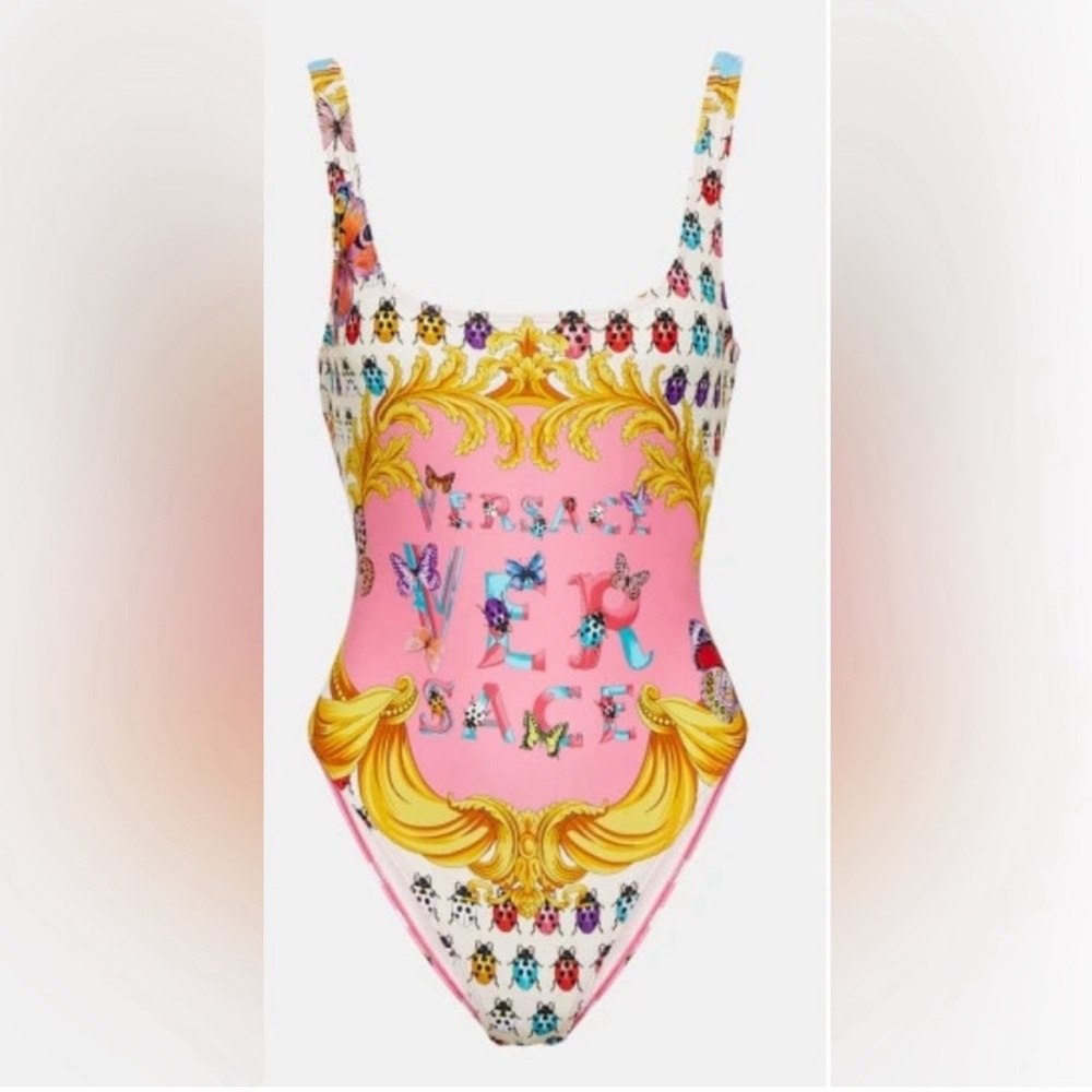 Versace ladybug bathing suit